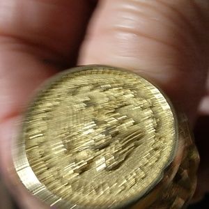 United States of Mexico 18k gold ring